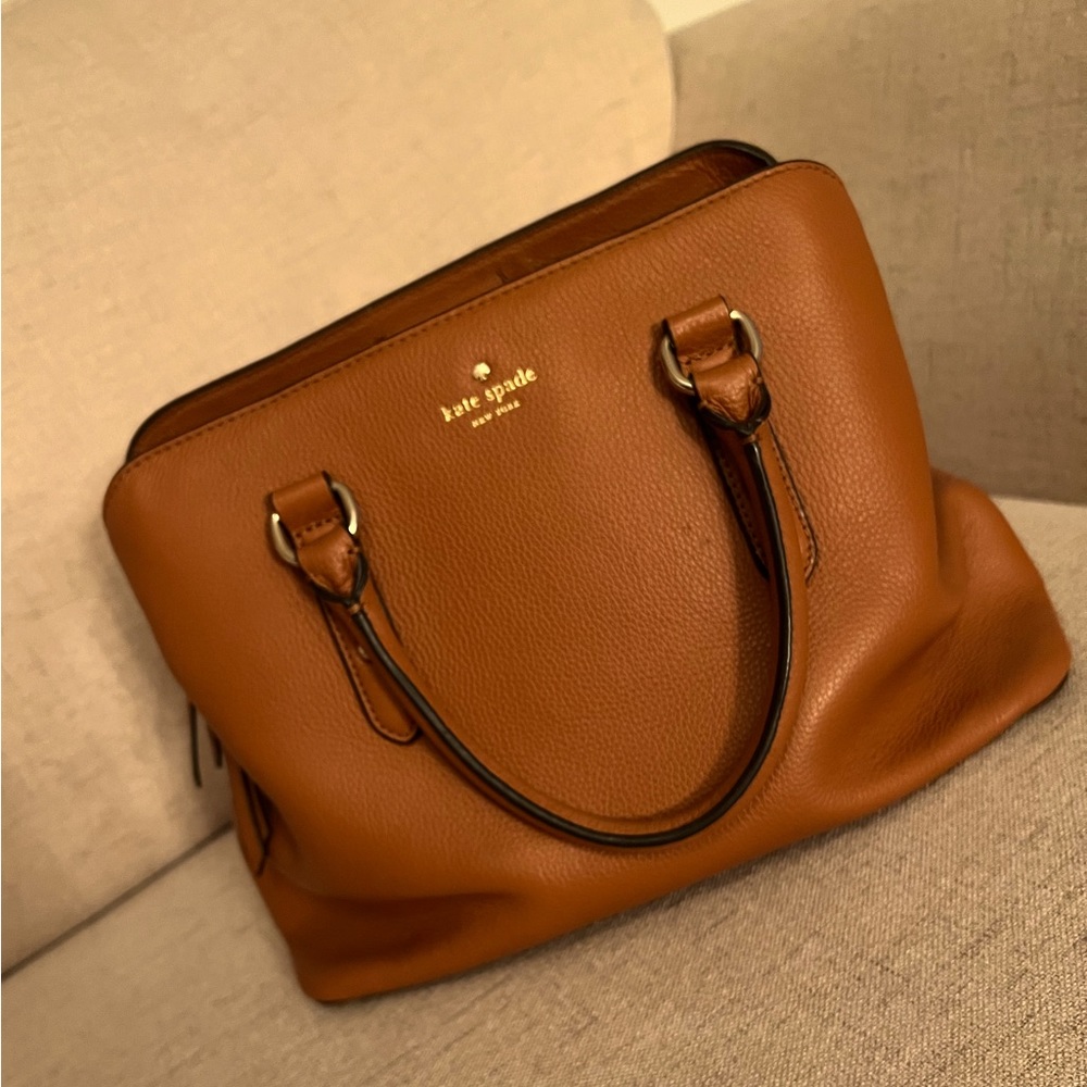 Brown, Kate Spade, Shoulder bag